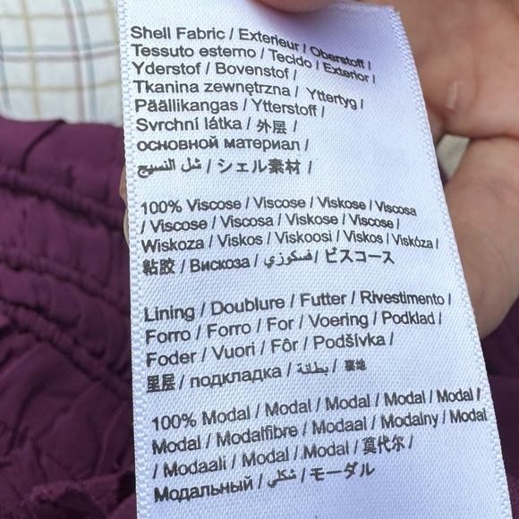 SOLD ELSEWHERE NWT FARM Rio burgundy/purple ruffled long sleeve gathered blouse - Picture 13 of 13